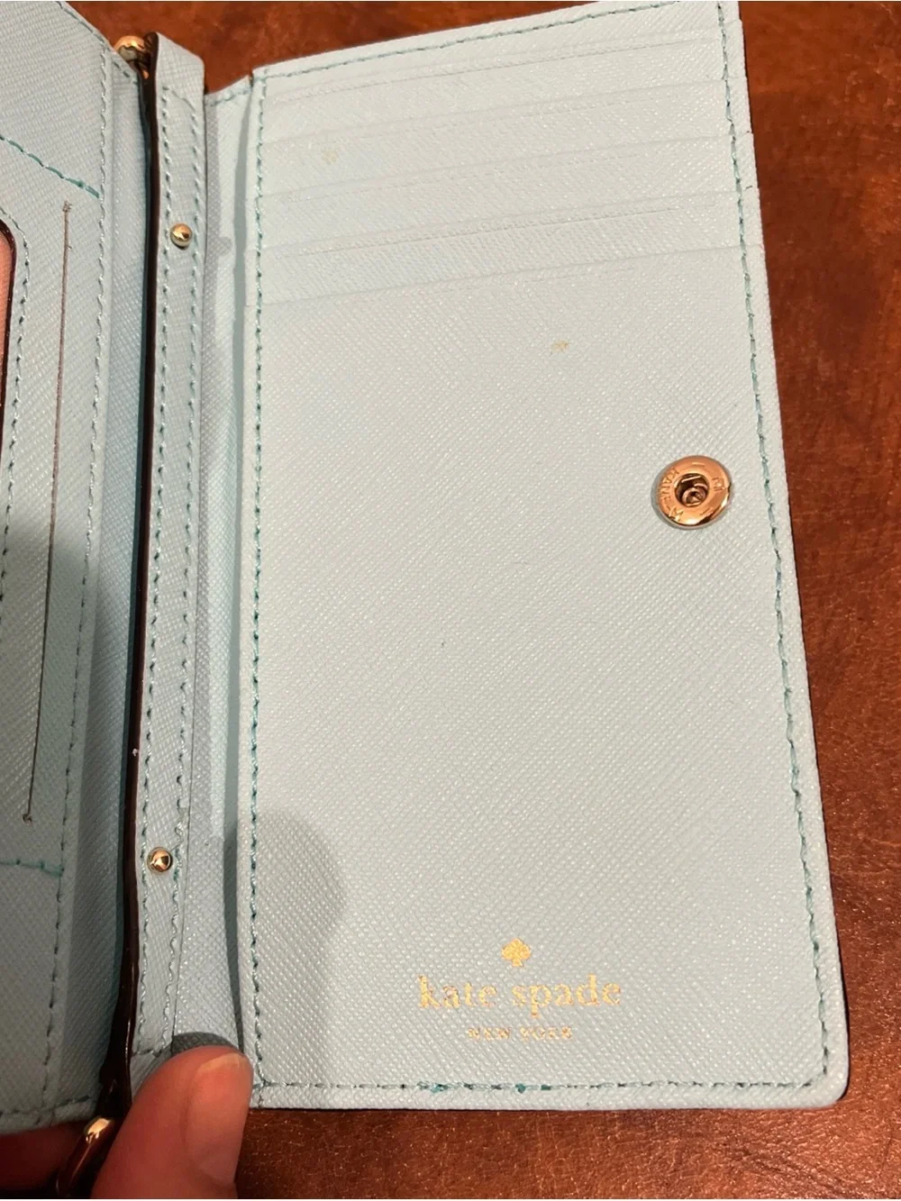 NWOT spade New York cedar cami Crossbody in  Tiffany blue Sz 4x6